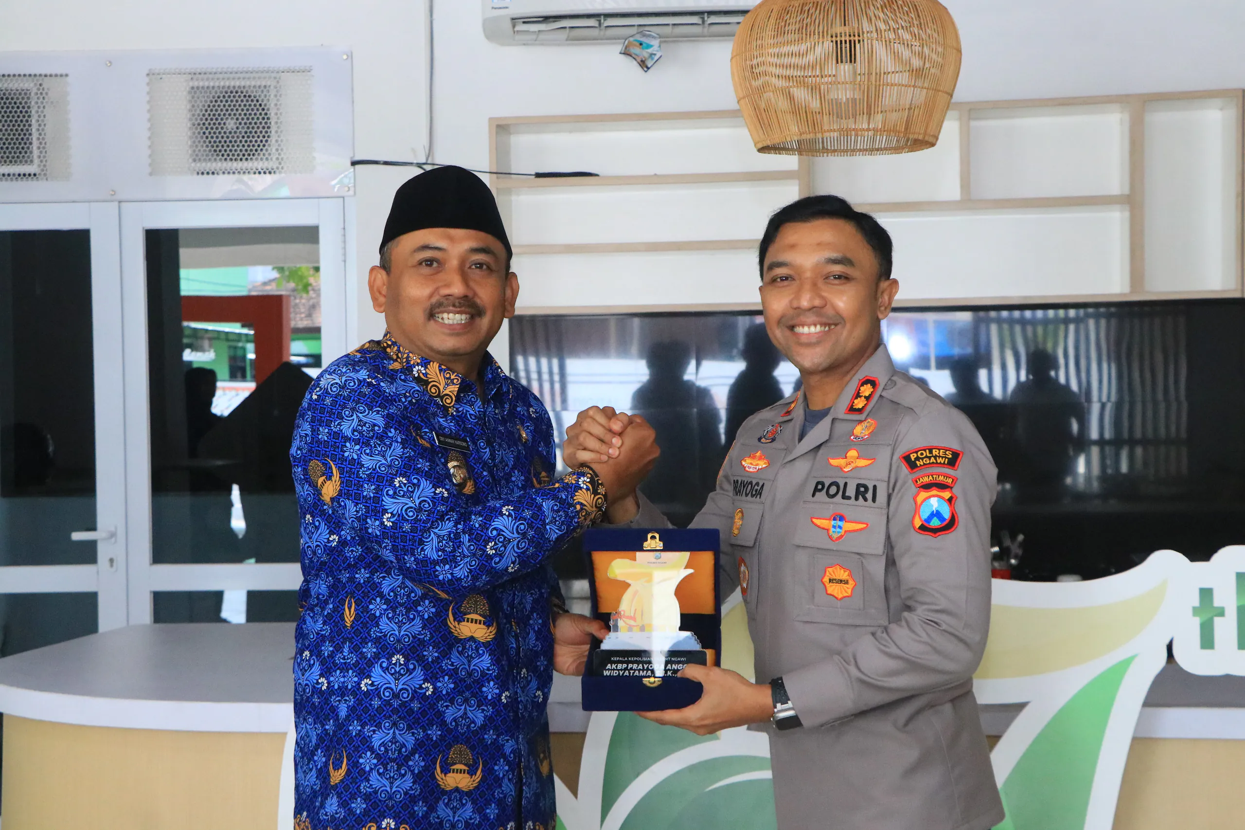 Perkuat Sinergitas, Kapolres Ngawi Silaturahmi dengan Bupati