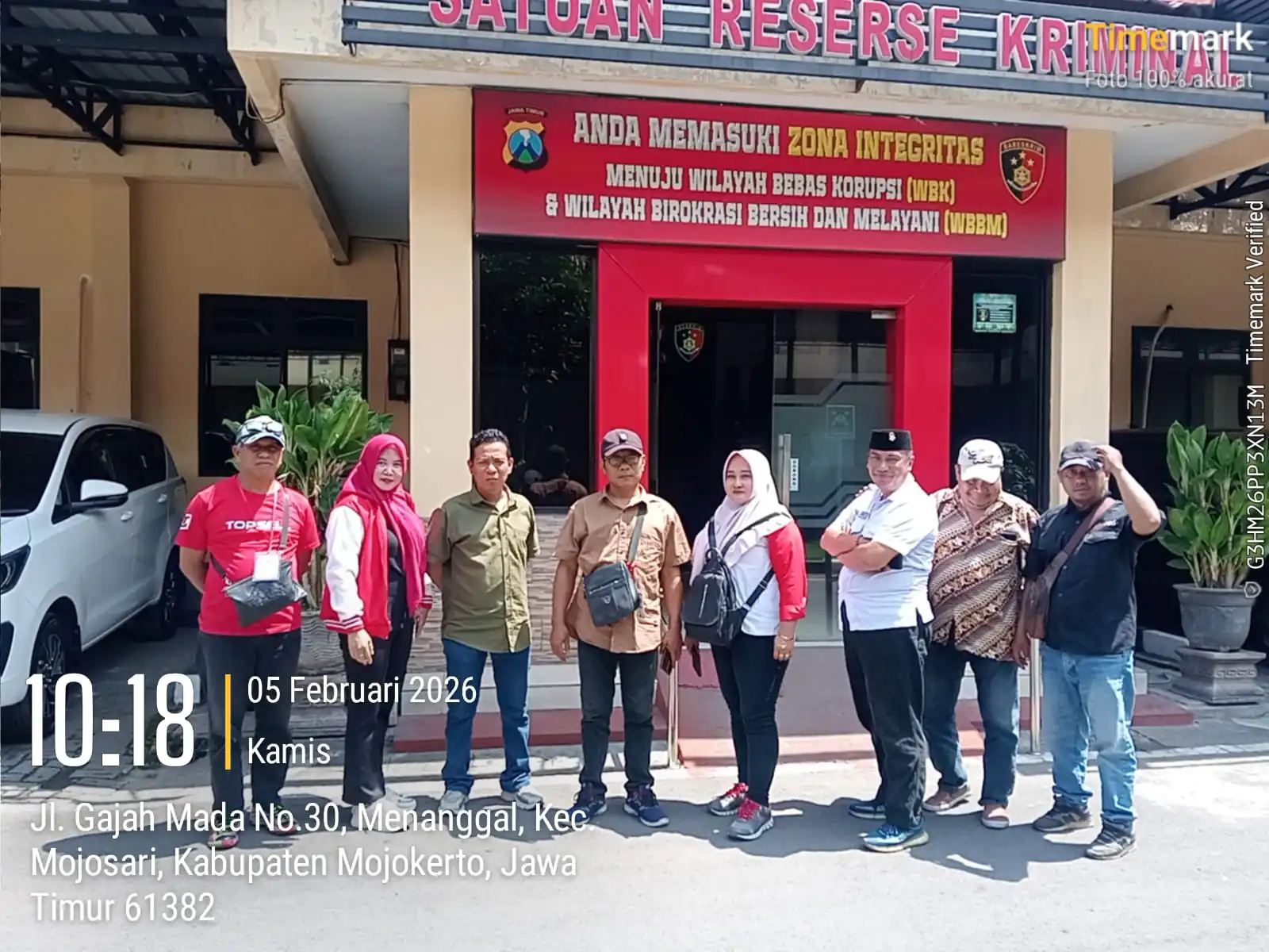 Akibat Lamban Proses MM …Ketua GMB Beserta Gabungan LSM Kembali Mendatangi  MAPOLRES Kabupaten Mojokerto.