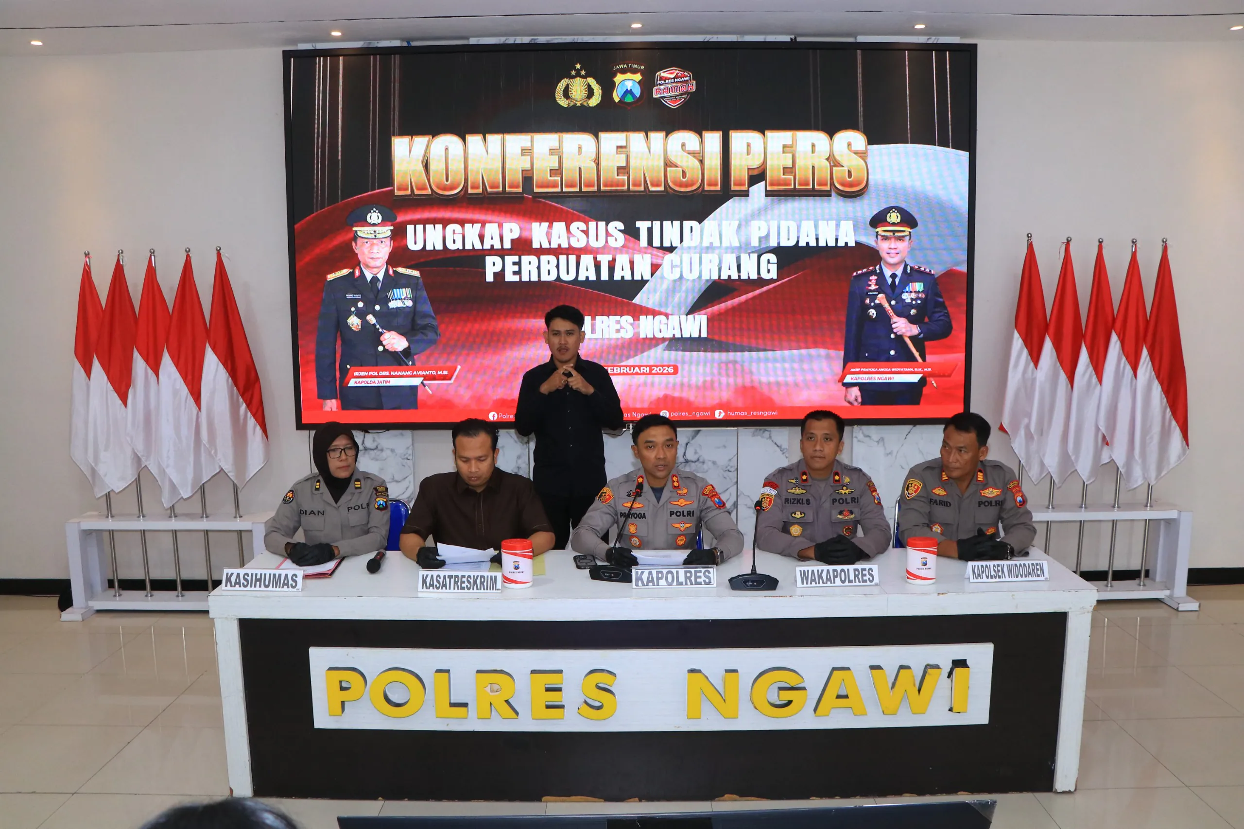 Lakukan Perbuatan Curang di 76 TKP Jatim dan Jateng, Pelaku diamankan Polres Ngawi