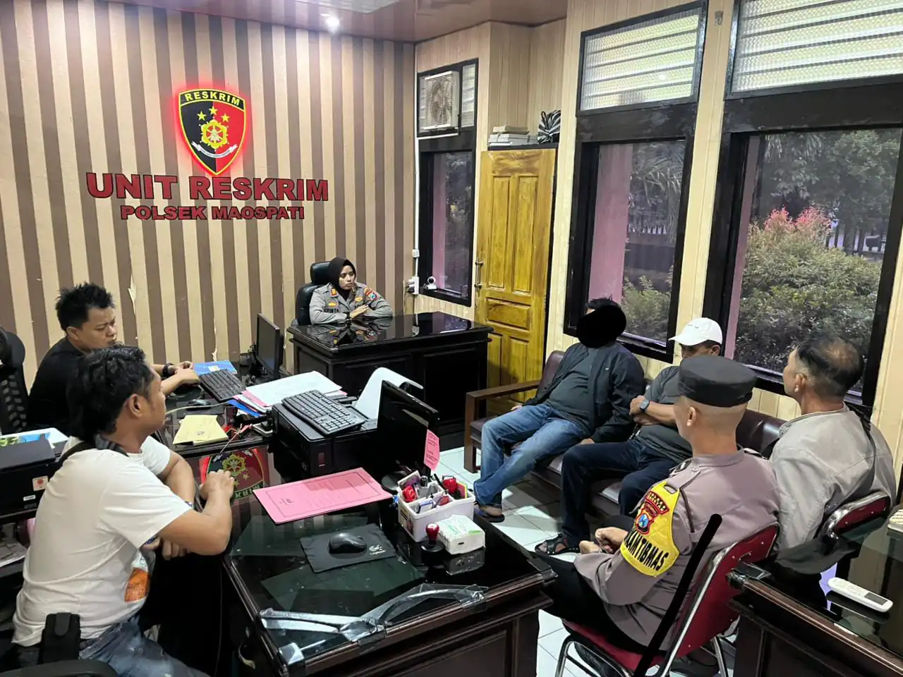 Balap Orang Viral Ganggu Arus Lalin, Polsek Maospati Bertindak Cepat dan Himbau Warga Isi Ramadhan dengan Kegiatan Positif