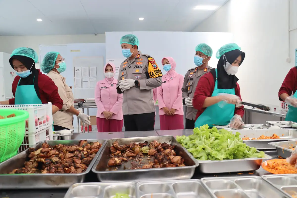 Kapolres Magetan Turun Langsung Kontrol SPPG Polres Magetan Poncol, Pastikan Food Safety dan Standar Operasional Terpenuhi