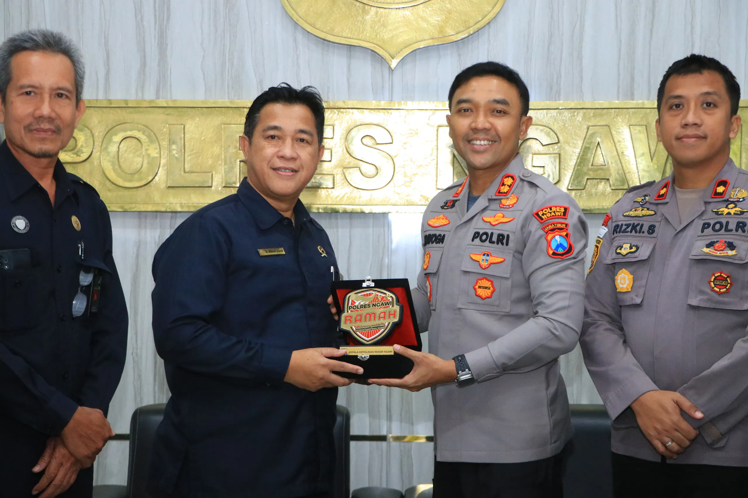Kapolres Terima Kunjungan Silaturahmi Dinas Pengadilan Agama Ngawi