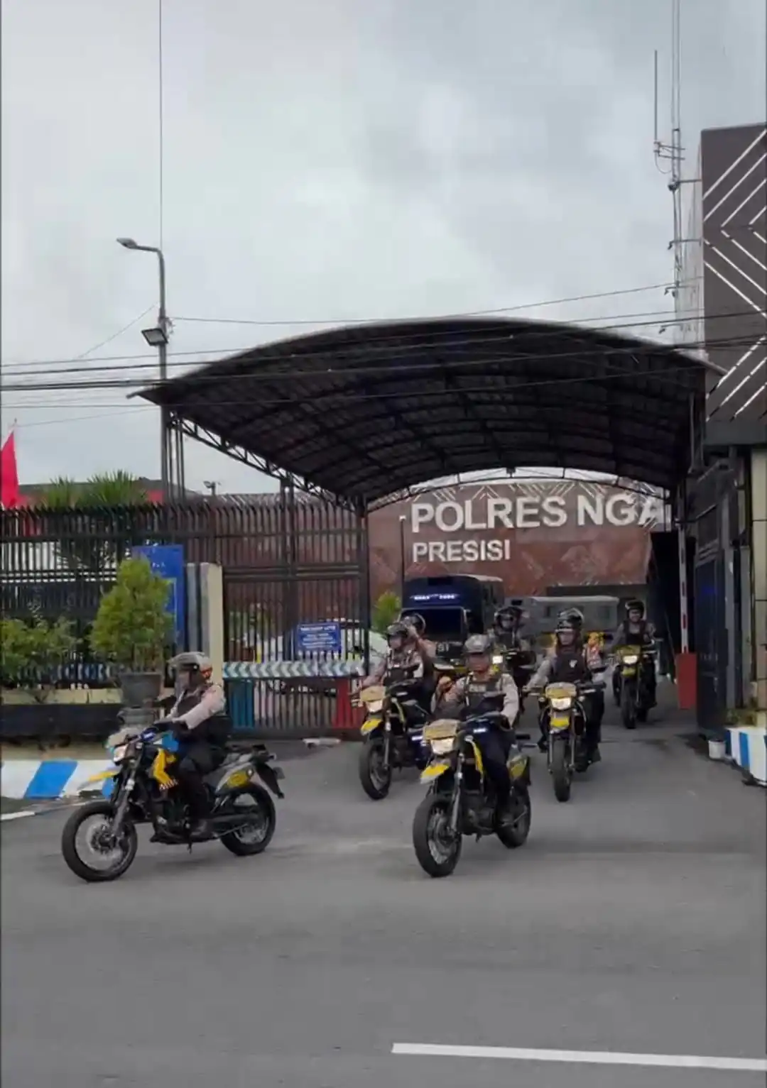 Polres Ngawi Gelar Patroli Skala Besar dan Penyekatan, Antisipasi Kegiatan Parluh PSHT