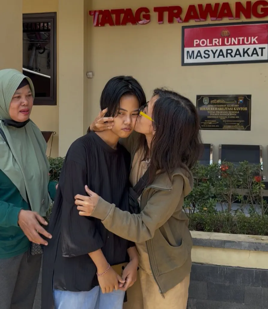 Quick Response Polres Madiun Kota Temukan Keberadaan dan Fasilitasi Kepulangan Eigha Oktha dari Jakarta