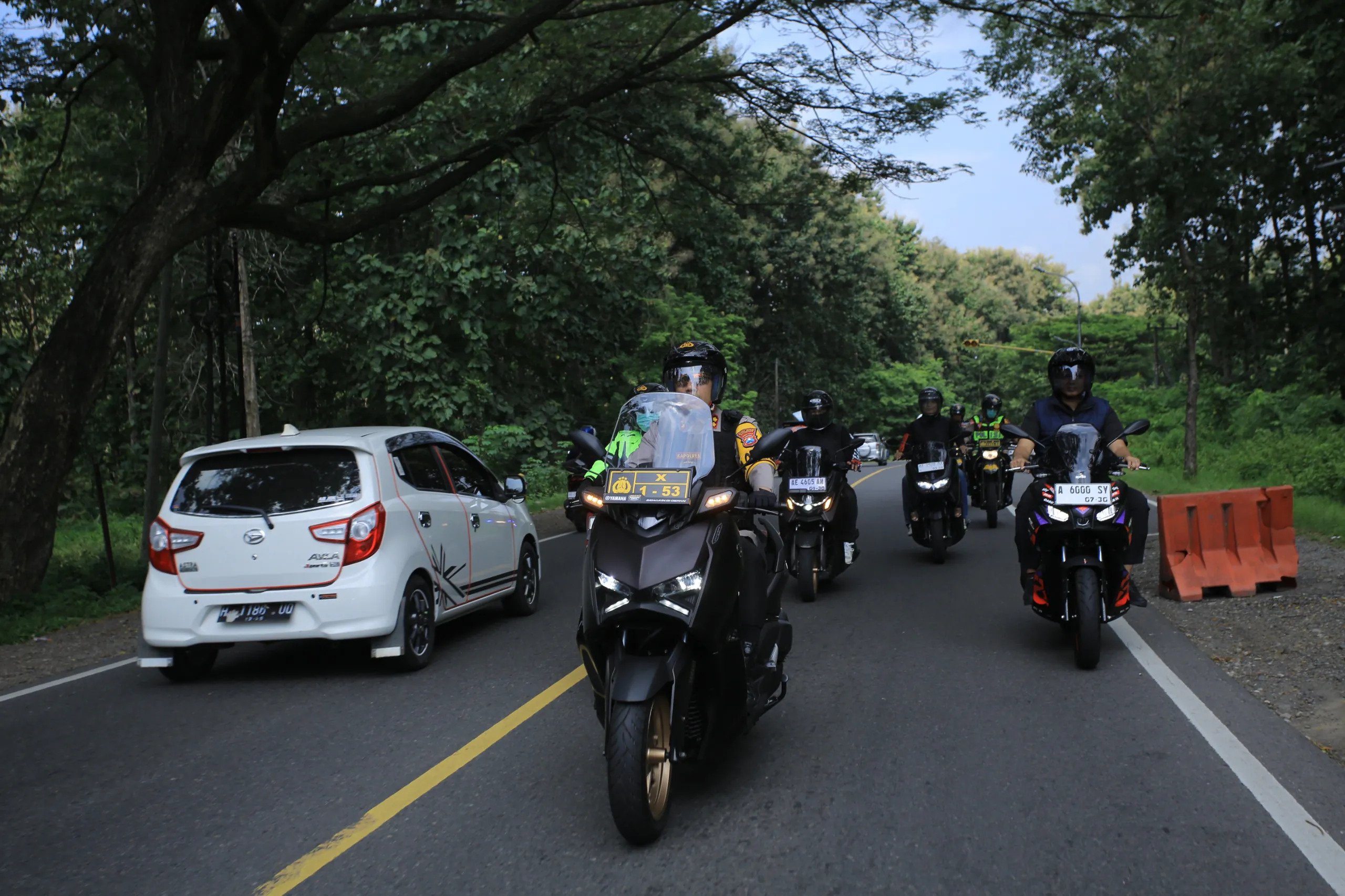 Kapolres Madiun Laksanakan Patroli R2, Pastikan Arus Balik Lebaran Tetap Lancar dan Aman