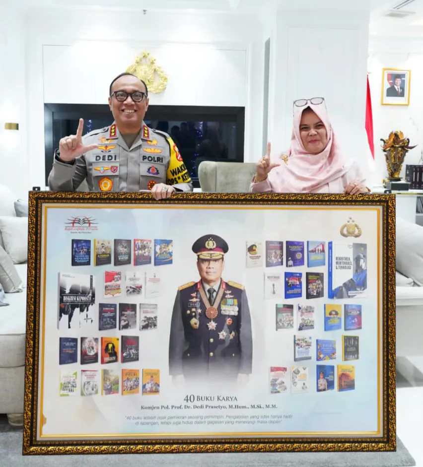 Menulis untuk Masa Depan: 39 dari 40 Buku Wakapolri Komjen Pol. Dedi Prasetyo Resmi Terdaftar HAKI