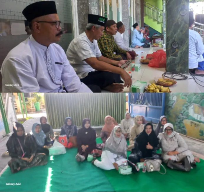 Komunitas Disabilitas Sidoarjo Bersholawat Bersama Warga Di Masjid Baitul Muttaqin.