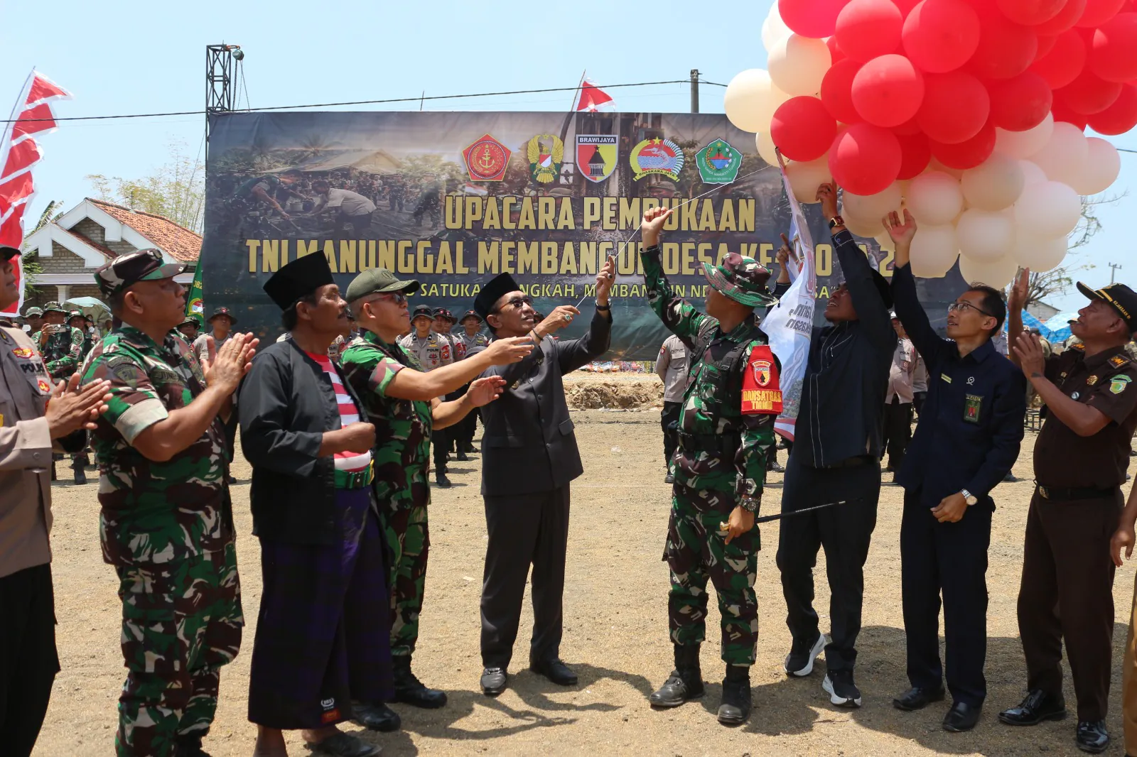 Buka TMMD ke – 130,Kasiter Tegaskan Komitmen Membangun Desa dan Mensejahterakan Rakyat.