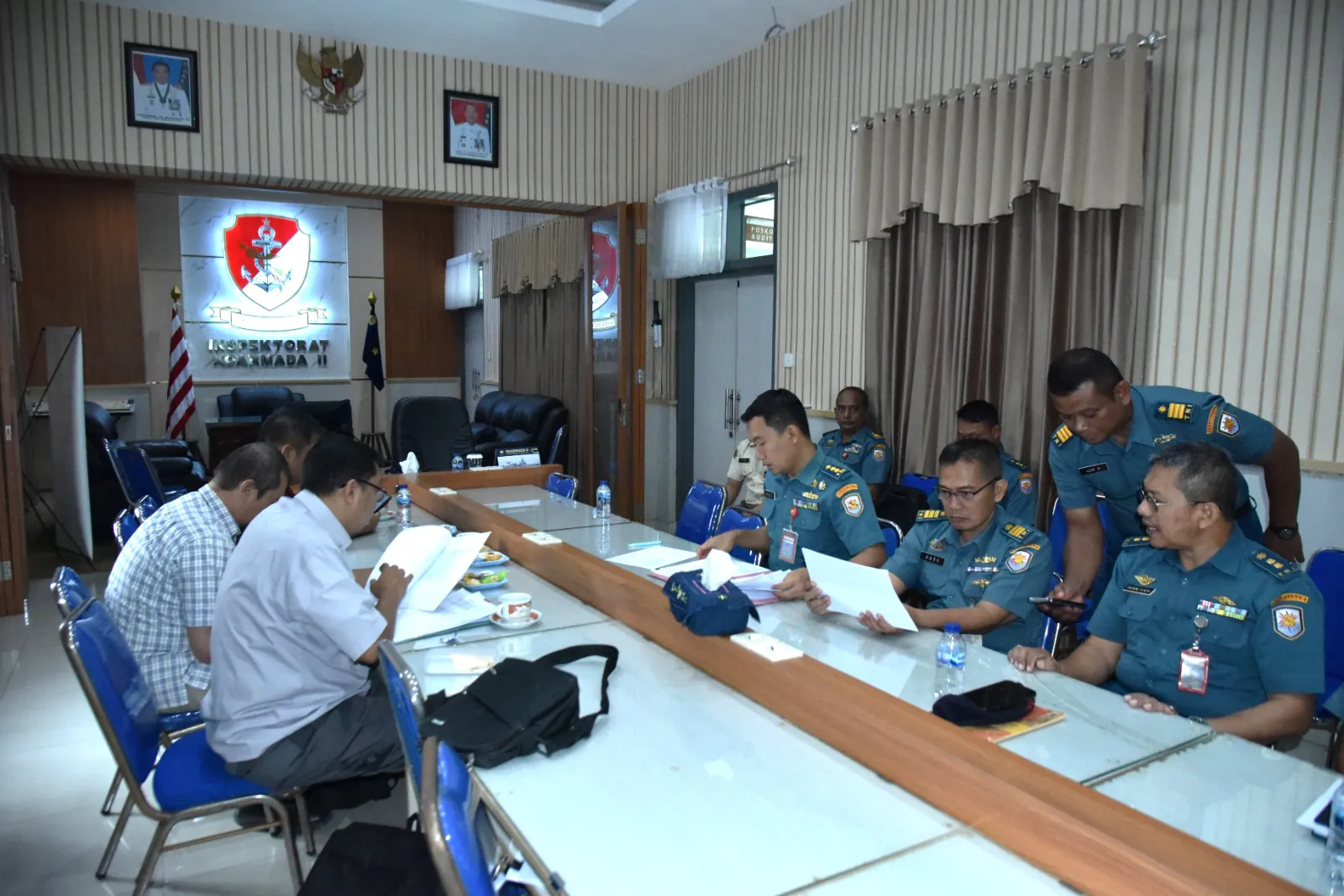 Dukung Efektivitas Pembinaan Personel, Koarmada II Terima Tim BPK RI