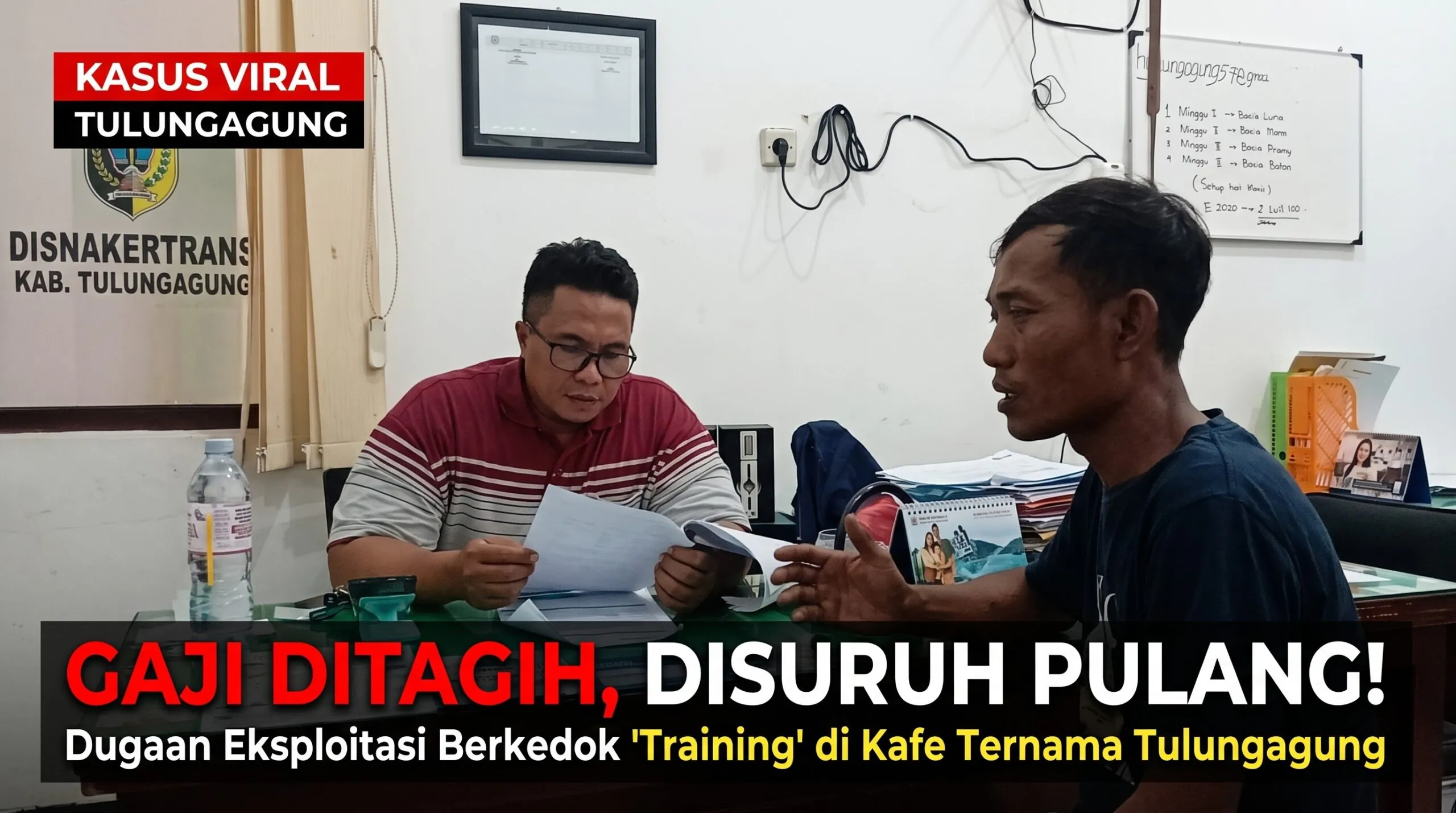 Gaji Ditagih Disuruh Pulang: Dugaan Eksploitasi Berkedok ‘Training’ di Kafe Ternama Tulungagung Resmi Dilaporkan