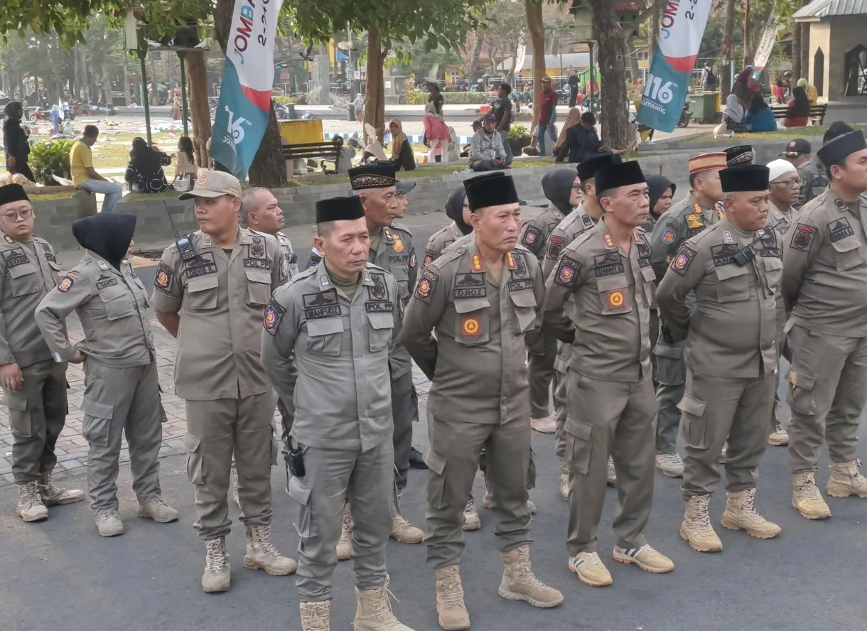 Jombang Bersholawat Bersama Gus Iqdam, Satpol PP Siagakan Personel untuk Amankan Ribuan Jamaah
