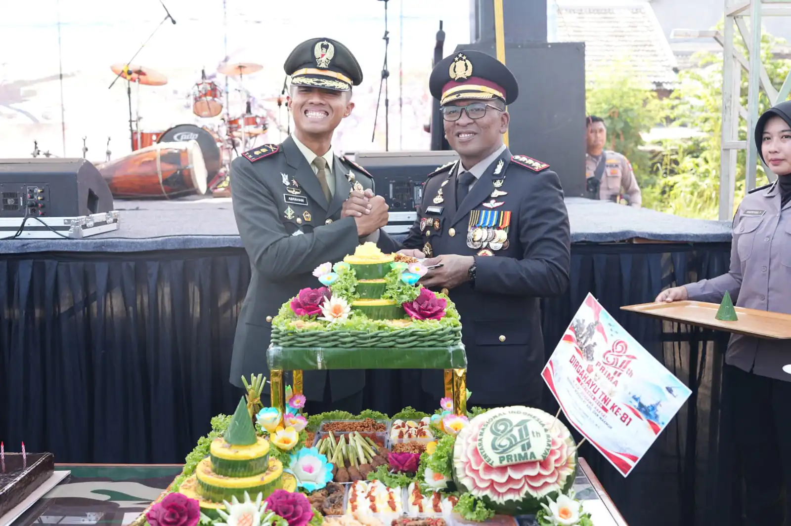 Kapolresta Sidoarjo Hadiri HUT TNI ke-81, Perkuat Soliditas TNI-Polri Bersama Rakyat