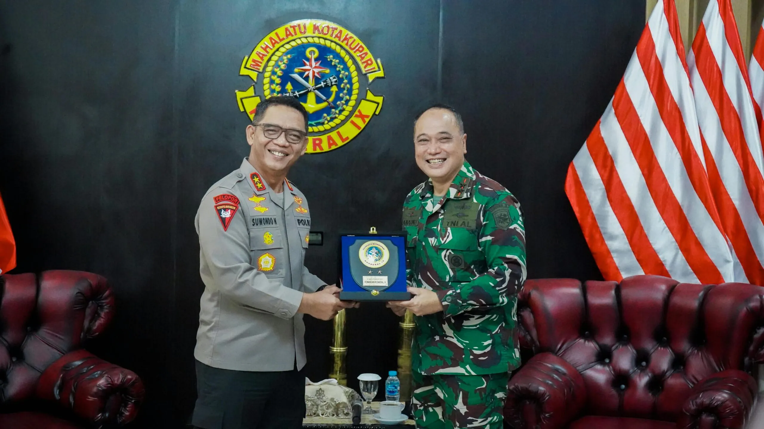 Kodaeral IX dan Polda Maluku Perkuat Sinergi Jaga Stabilitas Keamanan di Maluku