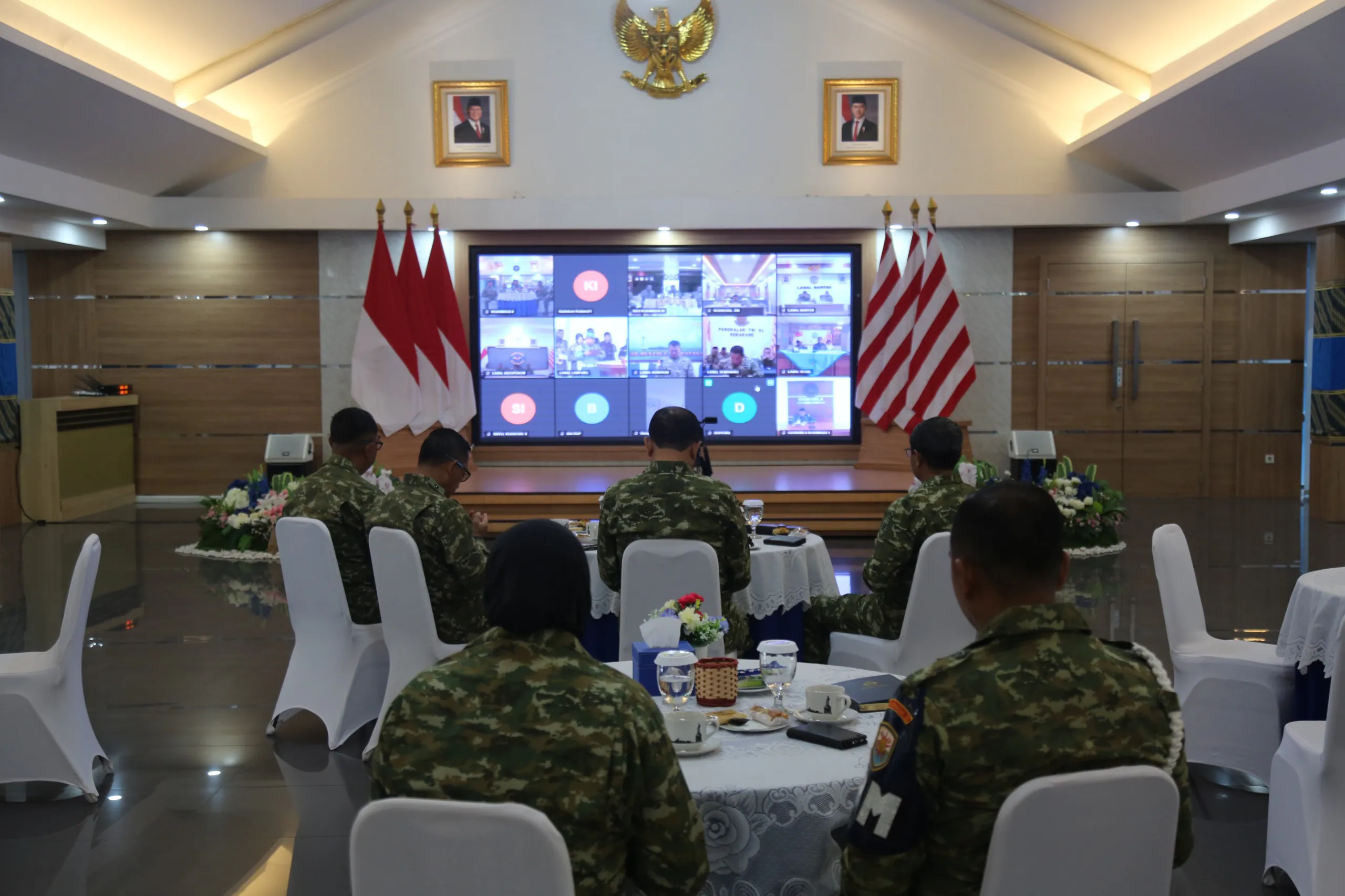 Pangkoarmada II Hadiri Pemusnahan Barang Bukti Liquid Vape Terindikasi Narkotika Secara Virtual