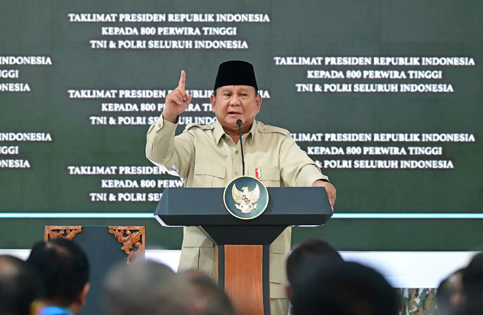 Pangkoarmada II Ikuti Taklimat Presiden RI Bersama 800 Pati TNI-Polri