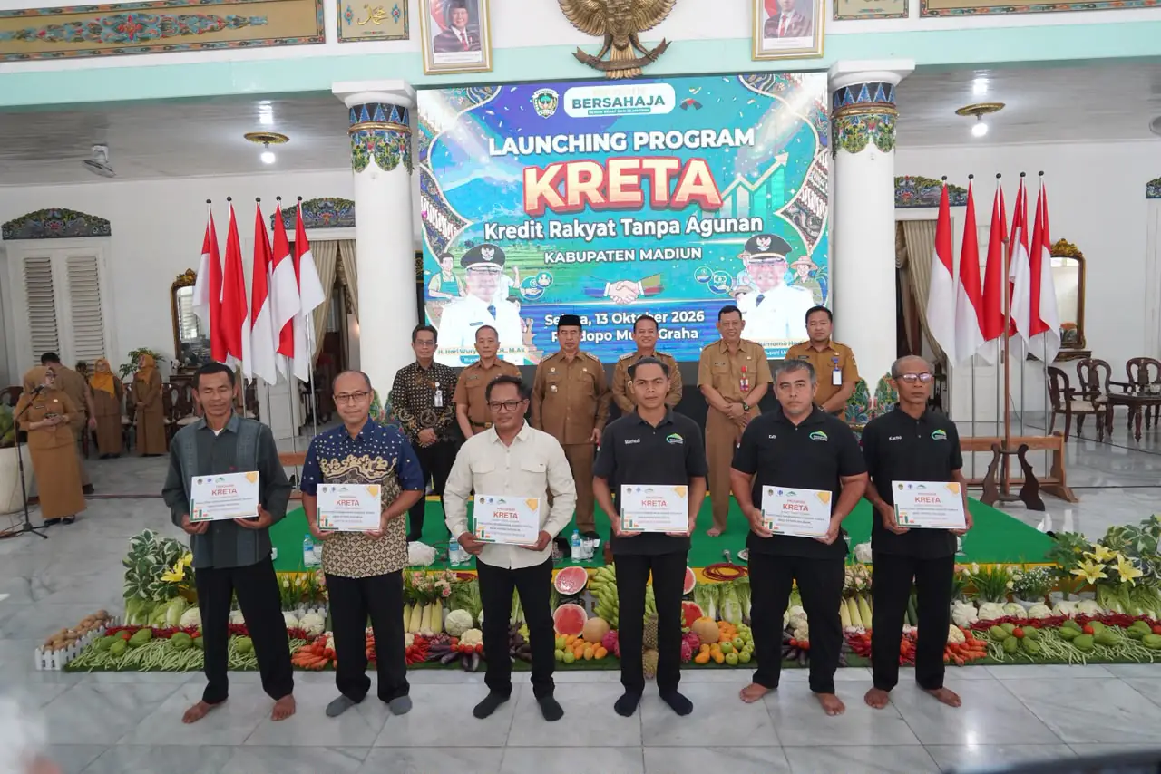 Pemkab Madiun Luncurkan KRETA, Buka Akses Permodalan Petani Milenial