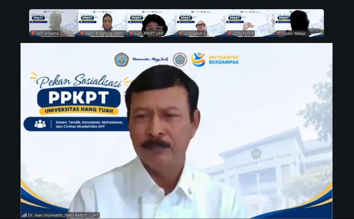 Perkuat Budaya Akademik Sehat, UHT Gelar Sosialisasi Pencegahan dan Penanganan Kekerasan.