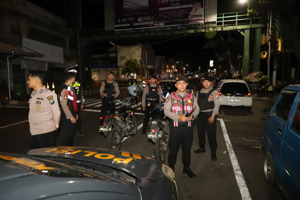 Polres Magetan Tingkatkan Patroli Malam, Antisipasi Gangguan Kamtibmas Saat Libur Akhir Pekan