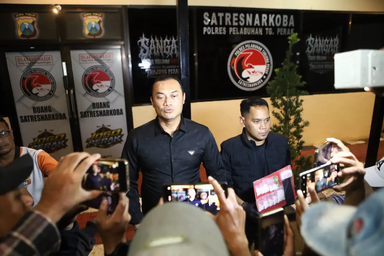 Polres Pelabuhan Tanjung Perak Gagalkan Peredaran 95,44 Gram Sabu Lintas Daerah