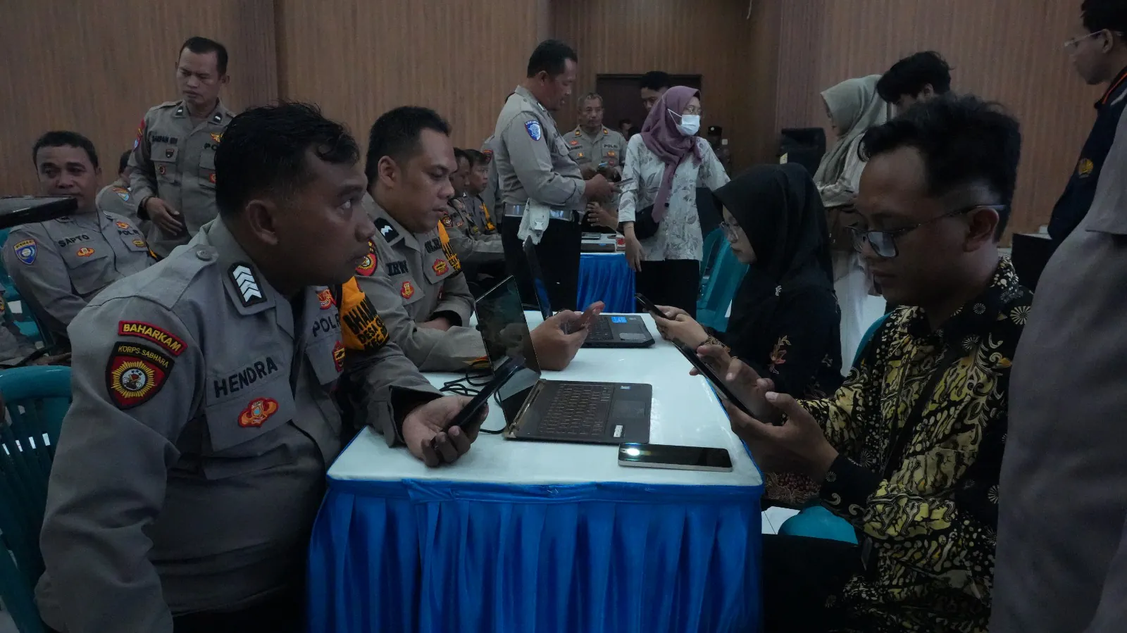 Polresta Sidoarjo Gandeng Dispendukcapil Bekali Bhabinkamtibmas Mekanisme IKD, Dukung Perlinsos