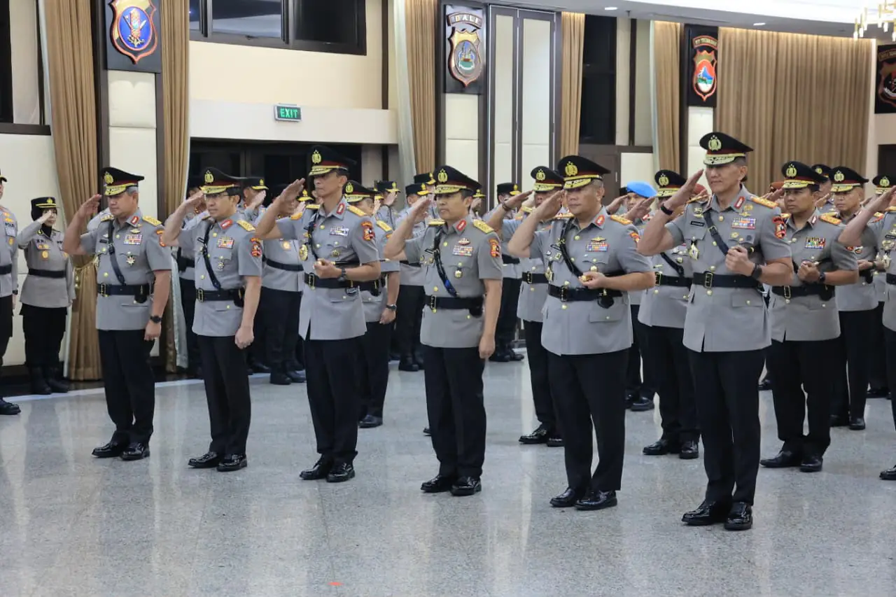 Polri Gelar Sertijab Sejumlah PJU Mabes dan Kapolda