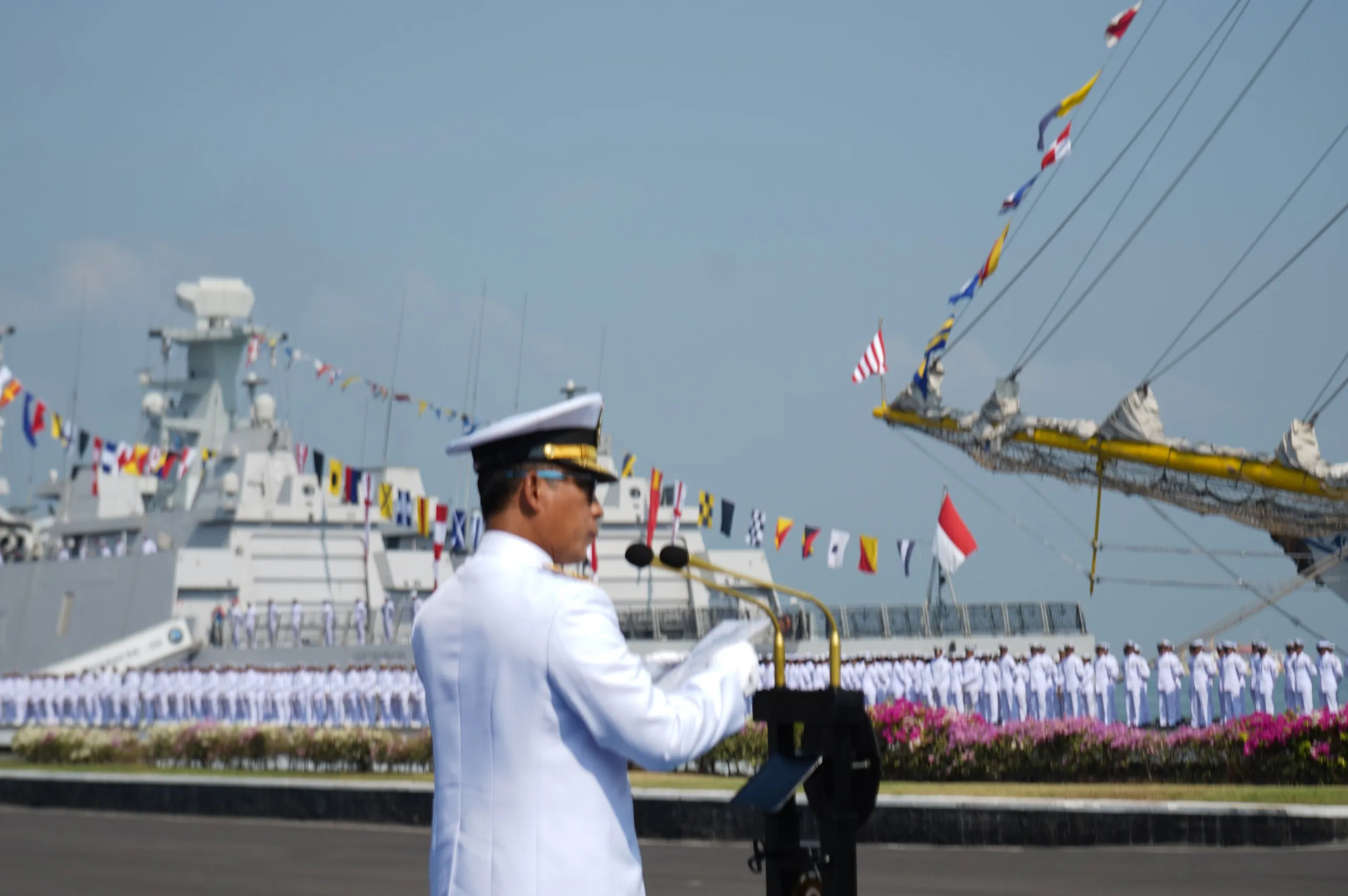 Sederhana dan Khidmat, Koarmada II Gelar Upacara HUT ke-81 TNI